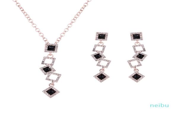 earrings necklace jewelry set luxury high grade exquisite rhinestone 18k gold plated geometric squares party jewelry 2piece set j6778701, Silver
earrings necklace jewelry set luxury high grade exquisite rhinestone 18k gold plated geometric squares party jewelry 2piece set j6778701, Silver