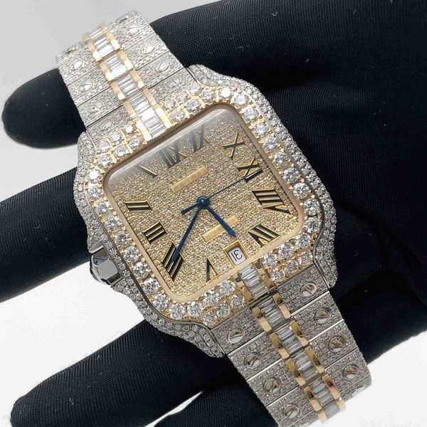 2zvv wristwatch custom men and women watch diamond iced out luxury automatic movement fashion bling dial bezel band vvs vvs1 watchntbl, Silver
2zvv wristwatch custom men and women watch diamond iced out luxury automatic movement fashion bling dial bezel band vvs vvs1 watchntbl, Silver