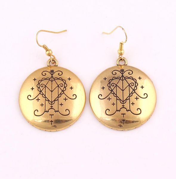 silver gold color ezili freda vodou veve pendant loa lwa haitian abundance love spirit amulet charm earring4016671, Golden
silver gold color ezili freda vodou veve pendant loa lwa haitian abundance love spirit amulet charm earring4016671, Golden