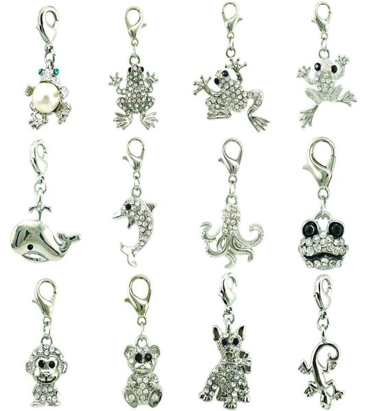 whole mix style white rhinestone animal pendants with lobster clasp charm for women diy jewelry making accessories6435368, Bronze;silver
whole mix style white rhinestone animal pendants with lobster clasp charm for women diy jewelry making accessories6435368, Bronze;silver
