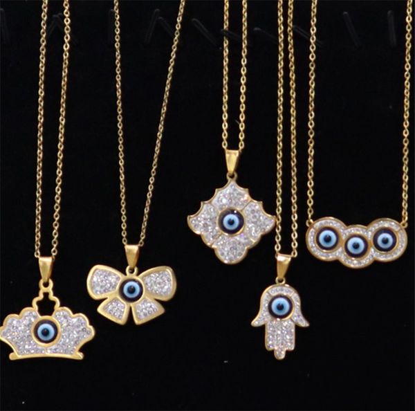 turkish blue evil eyes necklaces women titanium steel crown key flower animal heart iced out pendants jewelry fashion diamond neck3501084, Silver
turkish blue evil eyes necklaces women titanium steel crown key flower animal heart iced out pendants jewelry fashion diamond neck3501084, Silver
