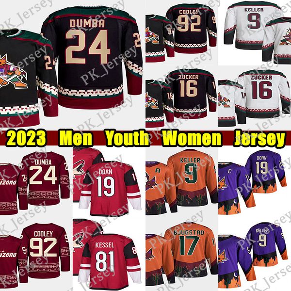 #92 logan cooley reverse retro hockey jersey #9 clayton keller #24 matt dumba shane doan nick schmaltz phil kessel bjugstad sean durzi shane, Black;red
#92 logan cooley reverse retro hockey jersey #9 clayton keller #24 matt dumba shane doan nick schmaltz phil kessel bjugstad sean durzi shane, Black;red