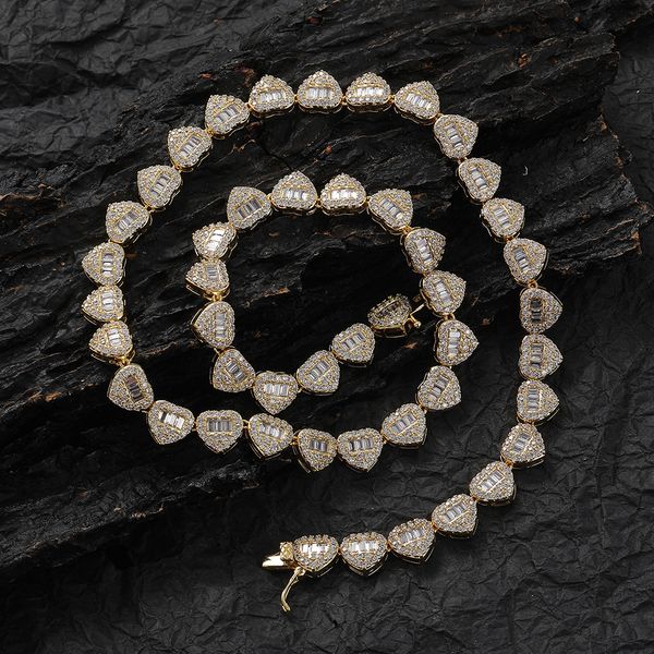 sale 8mm hip hop bling jewelry women men necklace vvs baguette moissanite iced out heart cuban chain, Silver
sale 8mm hip hop bling jewelry women men necklace vvs baguette moissanite iced out heart cuban chain, Silver