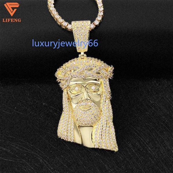 fine jewelry sets pendant necklace iced out s925 moissanites 2inches jesus pendant with 5mm tennis chain fashionable jewelry, Silver
fine jewelry sets pendant necklace iced out s925 moissanites 2inches jesus pendant with 5mm tennis chain fashionable jewelry, Silver