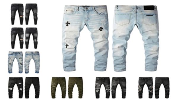 men039s jeans new fashion mens designer jeans ripped denim pants luxury hip hop distressed zipper trousers for male7732387, Blue
men039s jeans new fashion mens designer jeans ripped denim pants luxury hip hop distressed zipper trousers for male7732387, Blue