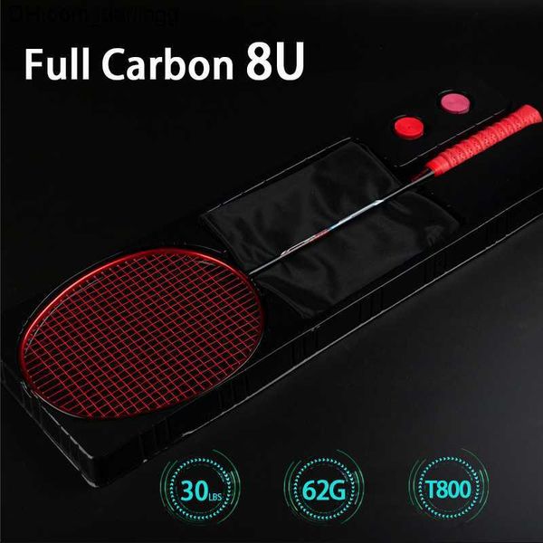 badminton rackets ultra light 8u 62-65g full t800 carbon fiber stung badminton racket with string bags professional rackets padel max 30lbs
badminton rackets ultra light 8u 62-65g full t800 carbon fiber stung badminton racket with string bags professional rackets padel max 30lbs