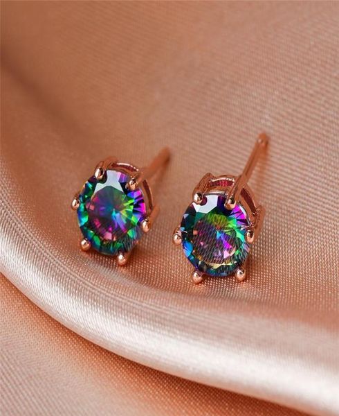 6mm round small stone rainbow zircon stud earrings for women vintage fashion crystal rose goldblackgoldsilver color earrings5313725, Golden;silver
6mm round small stone rainbow zircon stud earrings for women vintage fashion crystal rose goldblackgoldsilver color earrings5313725, Golden;silver