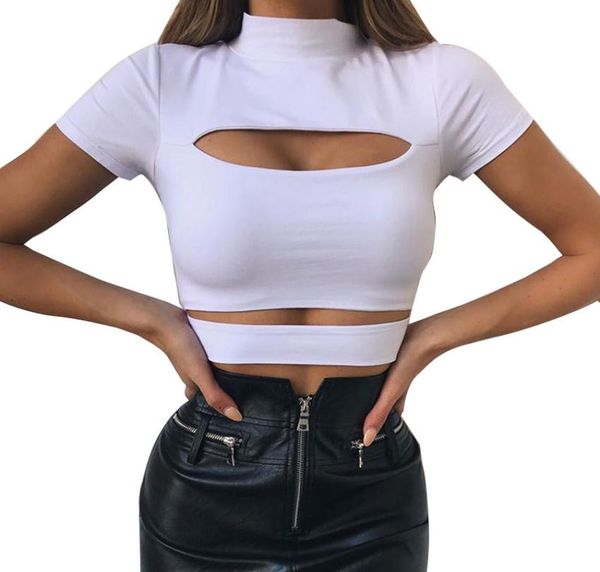women crop summer shorts sleeve t shirts hollow out ladies short tshirts girls stand collar tees 0508062946906, White
women crop summer shorts sleeve t shirts hollow out ladies short tshirts girls stand collar tees 0508062946906, White