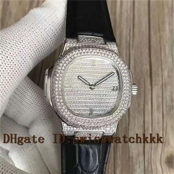 new 5719 designer diamond watch cal 324sc automatic 28800vph 18k platium case sapphire crystal leather strap power reserve water 237w, Slivery;brown
new 5719 designer diamond watch cal 324sc automatic 28800vph 18k platium case sapphire crystal leather strap power reserve water 237w, Slivery;brown