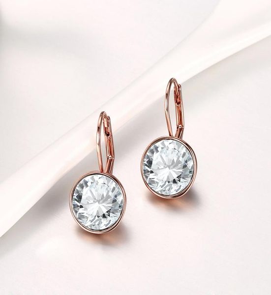 dange earrings new white bella for women crystal from rovski fashion round earrings wedding jewelry gift5632981, Silver
dange earrings new white bella for women crystal from rovski fashion round earrings wedding jewelry gift5632981, Silver