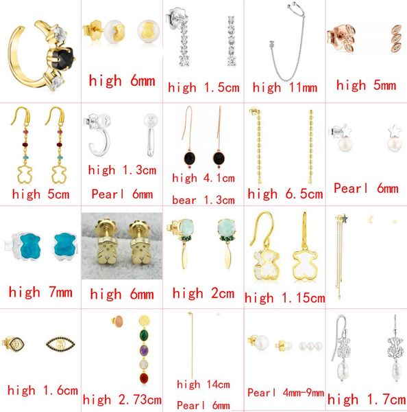 2021 new style 100 925 sterling silver bear fashion trend classic gorgeous ladies earrings pierced jewelry factory direct s4844523, Golden;silver
2021 new style 100 925 sterling silver bear fashion trend classic gorgeous ladies earrings pierced jewelry factory direct s4844523, Golden;silver