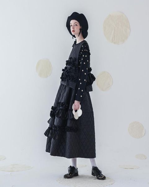imakokoni plus cotton short sleeveless waistcoat original design light and warm outer wear vest 2105138476710, Black;white
imakokoni plus cotton short sleeveless waistcoat original design light and warm outer wear vest 2105138476710, Black;white