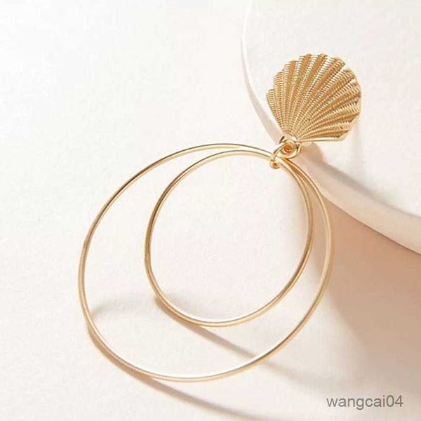charm lady fashion shell hoop earrings for women personality elegant geometric jewelry hoop earrings women party gift jewelry r230901, Golden
charm lady fashion shell hoop earrings for women personality elegant geometric jewelry hoop earrings women party gift jewelry r230901, Golden