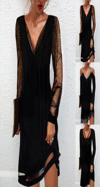 womens dress lace mesh patchwork long sleeve solid elegant party dresses fashion casual streetwear bodycon9093445, Black;gray
womens dress lace mesh patchwork long sleeve solid elegant party dresses fashion casual streetwear bodycon9093445, Black;gray