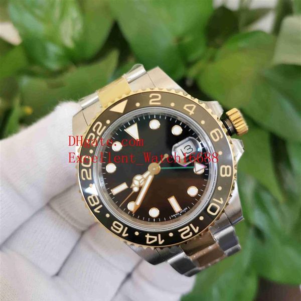 bp factory fashion wristwatches 40 mm 116713 two tone gold ceramic bezel asia 2813 movement mechanical automatic men's watch 251q, Slivery;brown
bp factory fashion wristwatches 40 mm 116713 two tone gold ceramic bezel asia 2813 movement mechanical automatic men's watch 251q, Slivery;brown