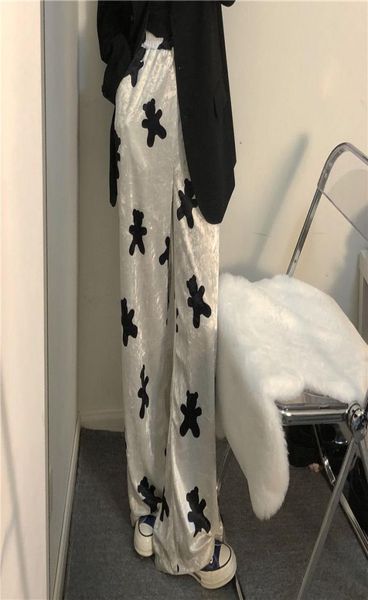 fall 2021 fashion designer highend women039s pants golden velvet 3d embossed wide leg pants loose soft and comfortable6895806, Black;white
fall 2021 fashion designer highend women039s pants golden velvet 3d embossed wide leg pants loose soft and comfortable6895806, Black;white