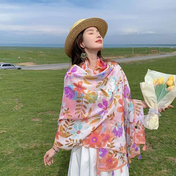 pastoral style flower sunblock shawl neckerchiefs womens thin travel scarf desert ethnic seaside beach, Blue;gray
pastoral style flower sunblock shawl neckerchiefs womens thin travel scarf desert ethnic seaside beach, Blue;gray