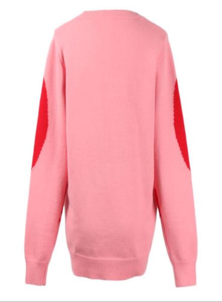 819 2021 autumn brand same style pullover regular long sleeve long sleeve crew neck kint pink sweater women cloth1281759, White;black
819 2021 autumn brand same style pullover regular long sleeve long sleeve crew neck kint pink sweater women cloth1281759, White;black