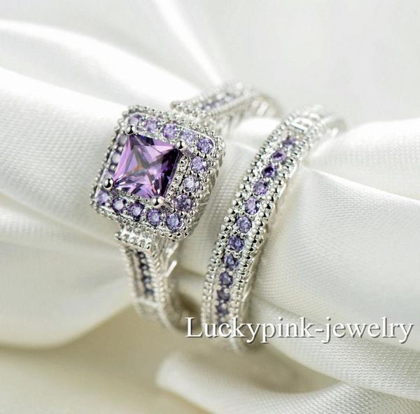 size 610 retro jewelry 10kt white gold filled amethyst simulated diamond gem women wedding simulated diamond wedding women ring s9754199, Silver
size 610 retro jewelry 10kt white gold filled amethyst simulated diamond gem women wedding simulated diamond wedding women ring s9754199, Silver