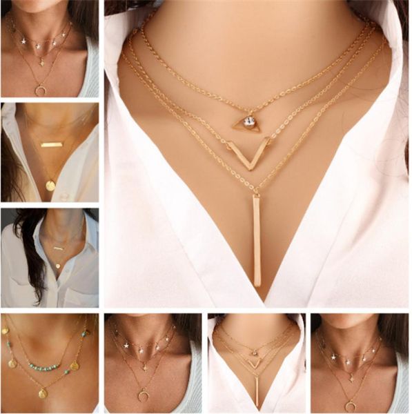 pretty choker collier necklaces boho pearls diamond chain multilayer necklaces for women men bar layered tassel metal gold chain n4573880, Silver
pretty choker collier necklaces boho pearls diamond chain multilayer necklaces for women men bar layered tassel metal gold chain n4573880, Silver