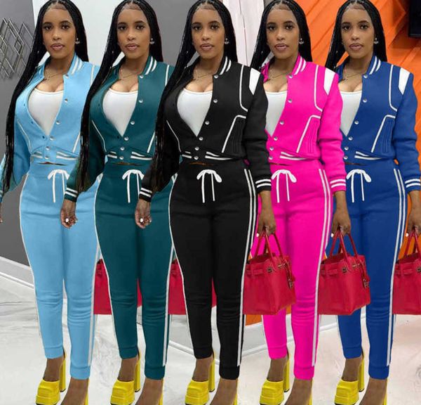 women tracksuits two pieces set designer 2023 fall fashion casual sports set double thread baseball suit ladies clothing 5 colours, Gray
women tracksuits two pieces set designer 2023 fall fashion casual sports set double thread baseball suit ladies clothing 5 colours, Gray