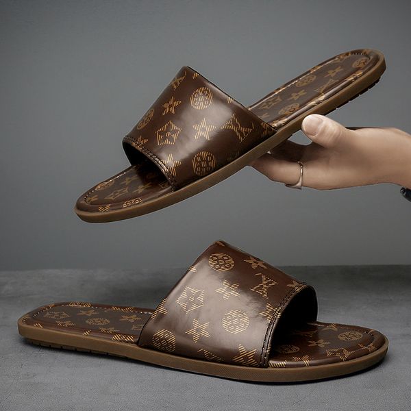 2024 fashion men's and women's summer high-end leather slippers sandals beach slide fashion indoor shoes size 40-45, Black
2024 fashion men's and women's summer high-end leather slippers sandals beach slide fashion indoor shoes size 40-45, Black