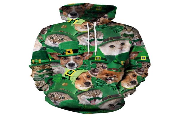 green hats and st patrick039s day women dog cat printed mens hoodies sweatshirts fourleaf clover women pullovers jumpers3451975, Black
green hats and st patrick039s day women dog cat printed mens hoodies sweatshirts fourleaf clover women pullovers jumpers3451975, Black