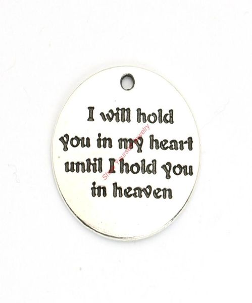 15pcs antique silver plated hold you until in the heaven charms pendants for bracelet jewelry making diy necklace craft 25mm7641867, Bronze;silver
15pcs antique silver plated hold you until in the heaven charms pendants for bracelet jewelry making diy necklace craft 25mm7641867, Bronze;silver