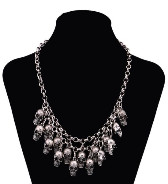 skeleton collar necklaces vintage pirate skeleton biker punk necklace pendants statement skull collars girls party chain for women7648755, Silver
skeleton collar necklaces vintage pirate skeleton biker punk necklace pendants statement skull collars girls party chain for women7648755, Silver