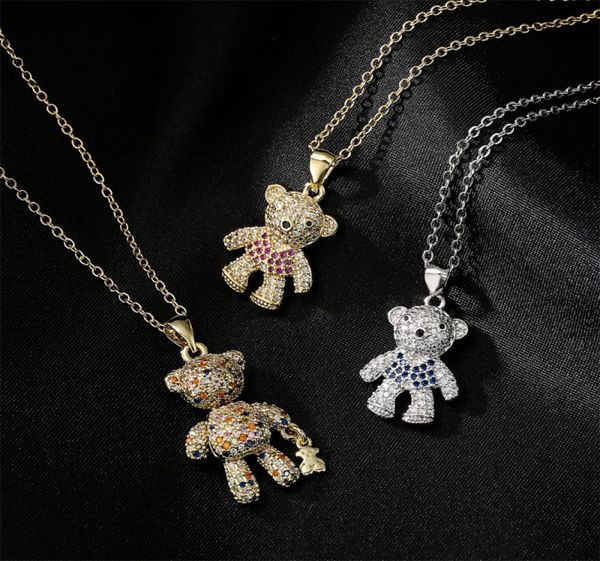 gold plated cute cz micro pave copper bear pendant necklace for young ladies gift4377095, Silver
gold plated cute cz micro pave copper bear pendant necklace for young ladies gift4377095, Silver