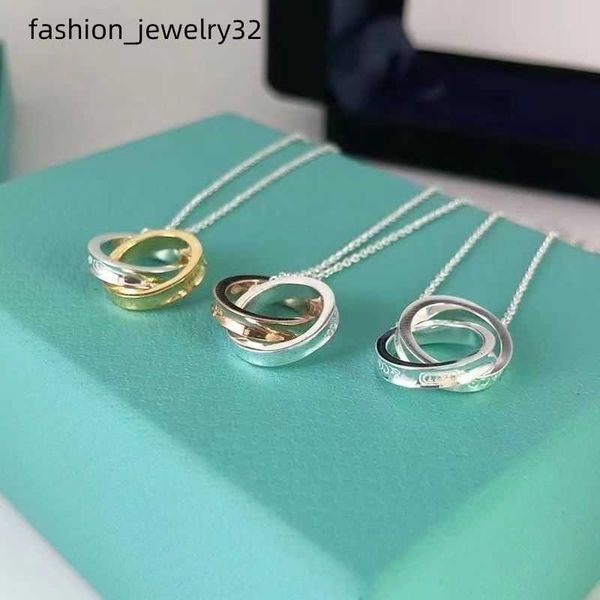 new fashion classic design double loop charms pendant love necklace for women girls 925 silver steel wedding jewelry collares collier
new fashion classic design double loop charms pendant love necklace for women girls 925 silver steel wedding jewelry collares collier