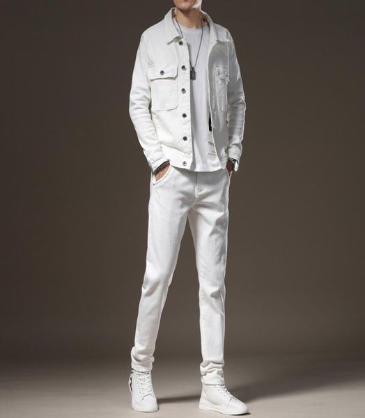 simple white tracksuits bussiness casual 2pcs men039s pant sets spring long sleeve denim jacket and jeans fashion slim couple j5175477, Gray
simple white tracksuits bussiness casual 2pcs men039s pant sets spring long sleeve denim jacket and jeans fashion slim couple j5175477, Gray