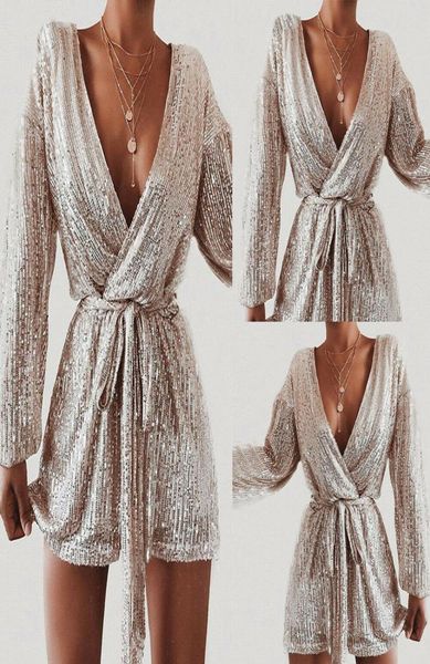 women playsuit sequins long sleeve bodycon jumpsuit female romper solid color lady jumpsuits womens clothing party playsuit5781366, Black;white
women playsuit sequins long sleeve bodycon jumpsuit female romper solid color lady jumpsuits womens clothing party playsuit5781366, Black;white