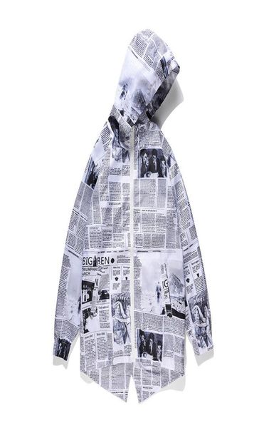 fashionmens hooded coats english newspaper printing easy long fund waterproof windbreaker mens womens streetwear loose jackets7993843, Tan;black
fashionmens hooded coats english newspaper printing easy long fund waterproof windbreaker mens womens streetwear loose jackets7993843, Tan;black