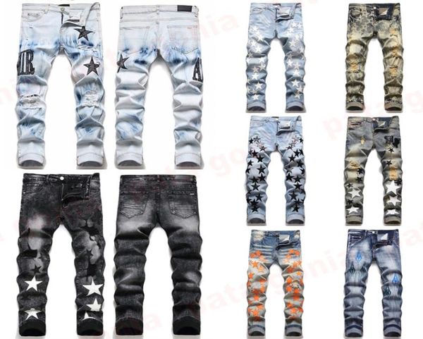 mens designer jeans fashion european america style jean hombre letter star embroidery pants patchwork ripped for motorcycle pant m1801591, Blue
mens designer jeans fashion european america style jean hombre letter star embroidery pants patchwork ripped for motorcycle pant m1801591, Blue