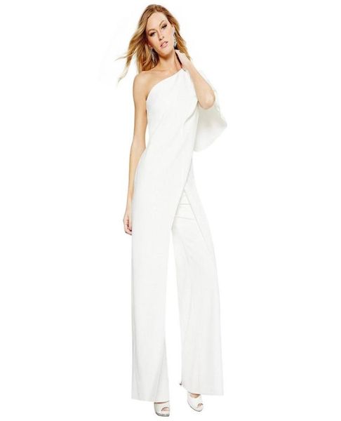 one shoulder wedding wide leg pants evening jumpsuits bridesmaid wedding romper elegant pink black sapphire blue white bridal6481971, Black;white
one shoulder wedding wide leg pants evening jumpsuits bridesmaid wedding romper elegant pink black sapphire blue white bridal6481971, Black;white