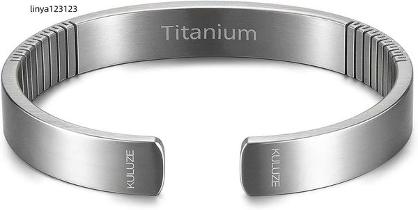 kuluze 100% titanium spring elastic sports bracelet men's and women's fashion opening bracelet women's/men's unisex, Black
kuluze 100% titanium spring elastic sports bracelet men's and women's fashion opening bracelet women's/men's unisex, Black