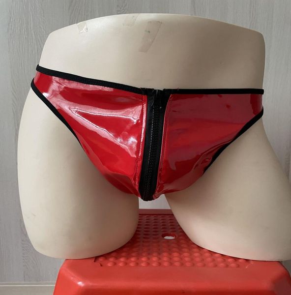 underpants men black red pu panties thongs gay underwear night club zipper short pants5828317, Black;white
underpants men black red pu panties thongs gay underwear night club zipper short pants5828317, Black;white