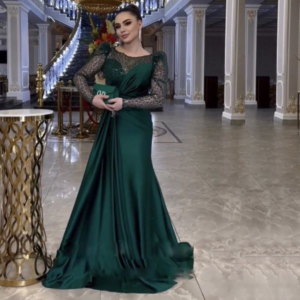 emerald green evening dresses sequin beaded a line formal gown long sleeves pleat satin arabic dubai robe de soiree, Black;red
emerald green evening dresses sequin beaded a line formal gown long sleeves pleat satin arabic dubai robe de soiree, Black;red