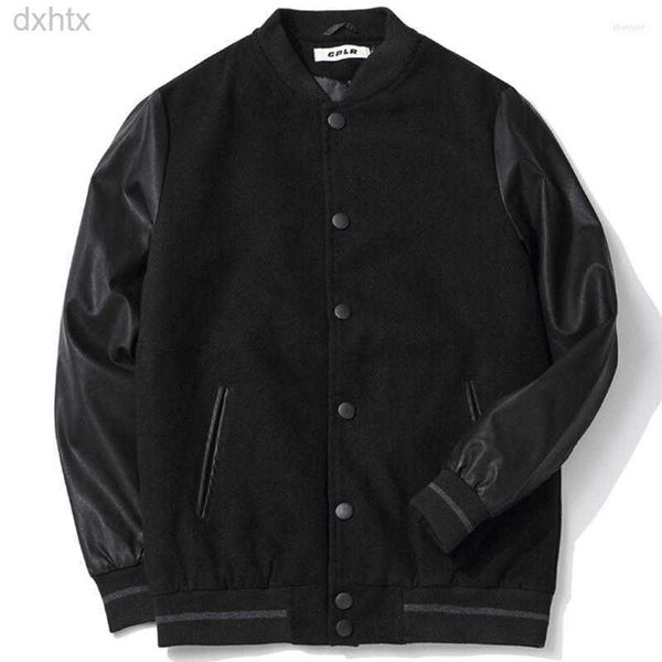 men's jackets school team uniform men black leather sleeves baseball varsity jacket college letterman coat plus size 5xl 6xl, Black;brown
men's jackets school team uniform men black leather sleeves baseball varsity jacket college letterman coat plus size 5xl 6xl, Black;brown