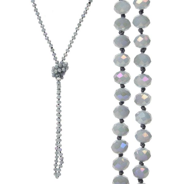 8mm long strand knotted faceted glass beaded necklaces sparkly handmade multi layer strand statement necklaces with knots between 4168136, Silver
8mm long strand knotted faceted glass beaded necklaces sparkly handmade multi layer strand statement necklaces with knots between 4168136, Silver