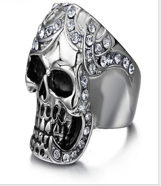 men039s titanium steel cz diamond ring mix size fashion hallowmas skull punk ring rc125 mix size 8129744170, Silver
men039s titanium steel cz diamond ring mix size fashion hallowmas skull punk ring rc125 mix size 8129744170, Silver