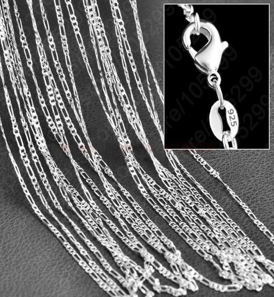 10pcslot 2mm figaro chain 925 sterling silver jewelry necklace chains with lobster clasps size 16 18 20 22 24 26 28 30 inch7837209
10pcslot 2mm figaro chain 925 sterling silver jewelry necklace chains with lobster clasps size 16 18 20 22 24 26 28 30 inch7837209