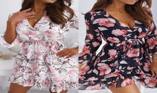 summer women chiffon dresses retro floral print vneck half sleeve ruffle mini dress ladies laceup high waist aline dress6680882, Black;gray
summer women chiffon dresses retro floral print vneck half sleeve ruffle mini dress ladies laceup high waist aline dress6680882, Black;gray