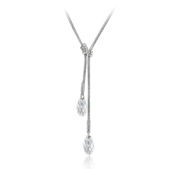 famous brand water drop design jewelry rhodium plated gillian y-necklace made with austrian crystals from rovski gift for women6244835, Silver
famous brand water drop design jewelry rhodium plated gillian y-necklace made with austrian crystals from rovski gift for women6244835, Silver