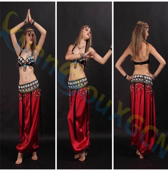 shell bar belt lantern pants set belly dance dress dancer performance costume set modal jazz latin dance clothes training sui4067533, Black;red
shell bar belt lantern pants set belly dance dress dancer performance costume set modal jazz latin dance clothes training sui4067533, Black;red