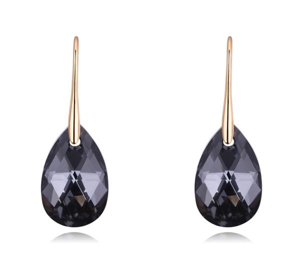 black crystals from rovski drop earrings for women retro vintage gold color pendant hanging christmas gifts wholesale5050997, Silver
black crystals from rovski drop earrings for women retro vintage gold color pendant hanging christmas gifts wholesale5050997, Silver