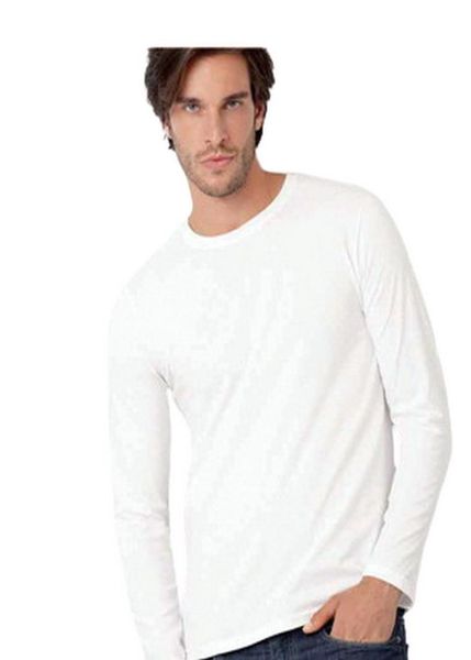 men basic cotton t shirt long sleeve jersey casual tee autumn winter tial undershirt5382067, White;black
men basic cotton t shirt long sleeve jersey casual tee autumn winter tial undershirt5382067, White;black