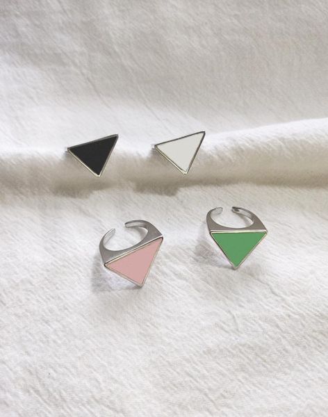 new inverted triangle opening rings black white green pink letter p brass for women fashion jewelry5610163, Silver
new inverted triangle opening rings black white green pink letter p brass for women fashion jewelry5610163, Silver