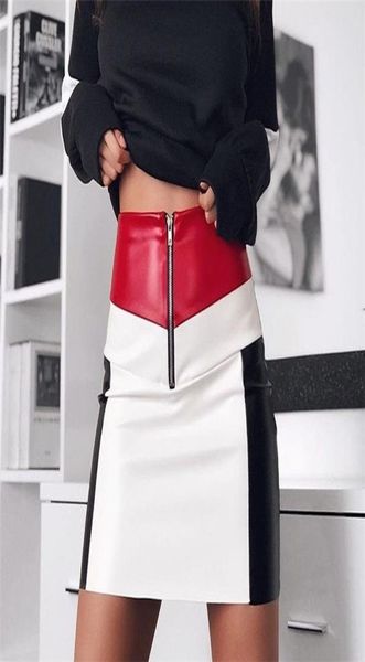 black bodycon bandage skirts new pencil women skirt patchwork front zipper party club wear pu leather skirts for ladies6515118
black bodycon bandage skirts new pencil women skirt patchwork front zipper party club wear pu leather skirts for ladies6515118